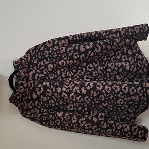 UGG Koolaburra Black and Pink Leopard Print Hoodie
